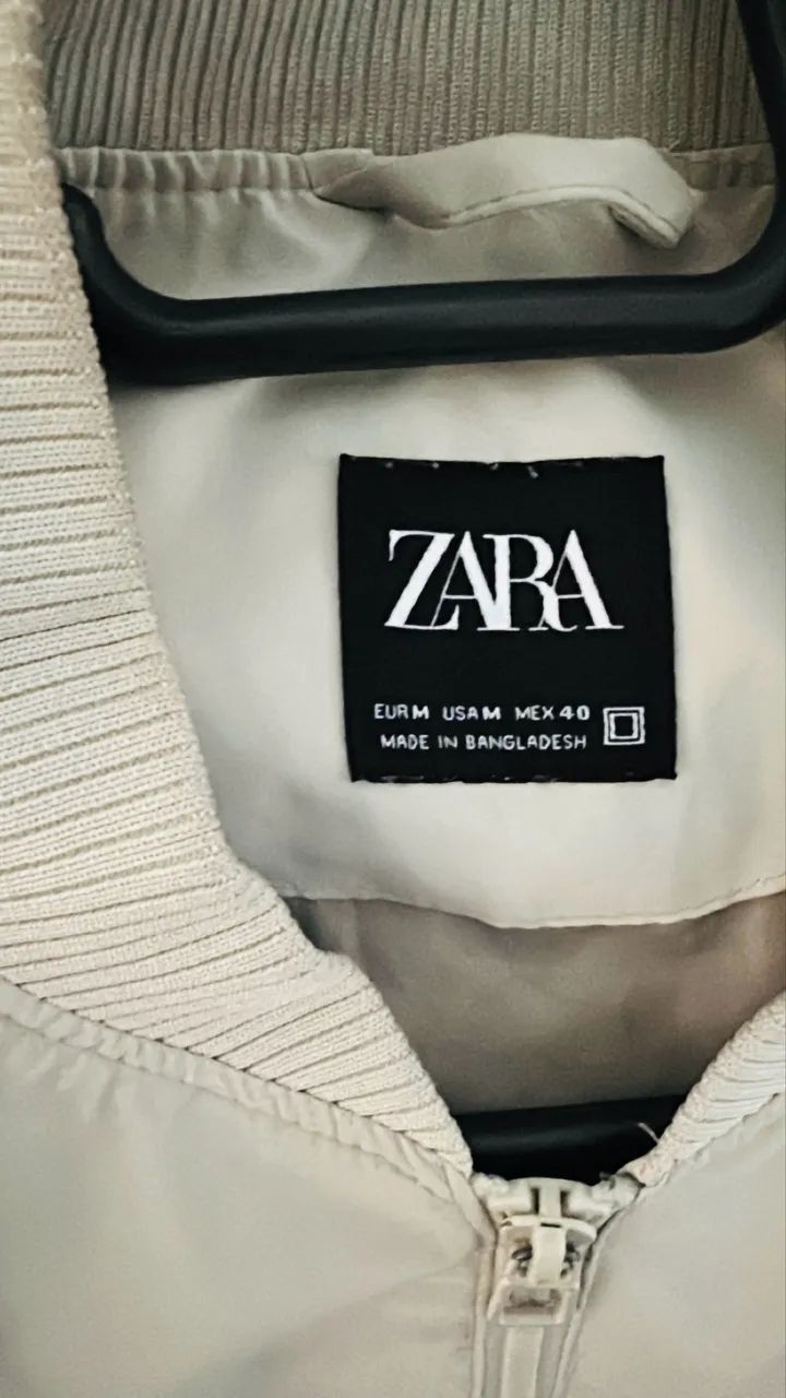 JAQUETA BOMBER NYLON ZARA - Foto 4