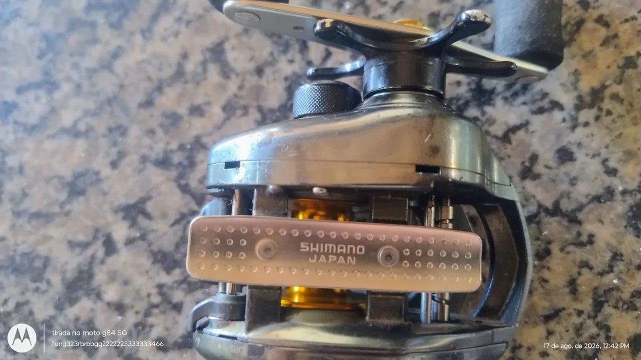 carretilha Shimano Japan original para retirada de peças - Foto 3