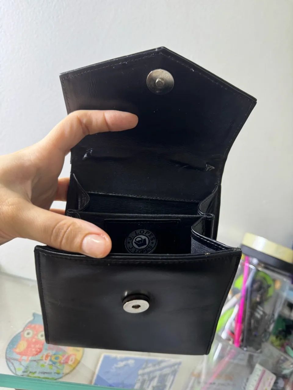 Bolsa mão couro legítimo - Foto 4
