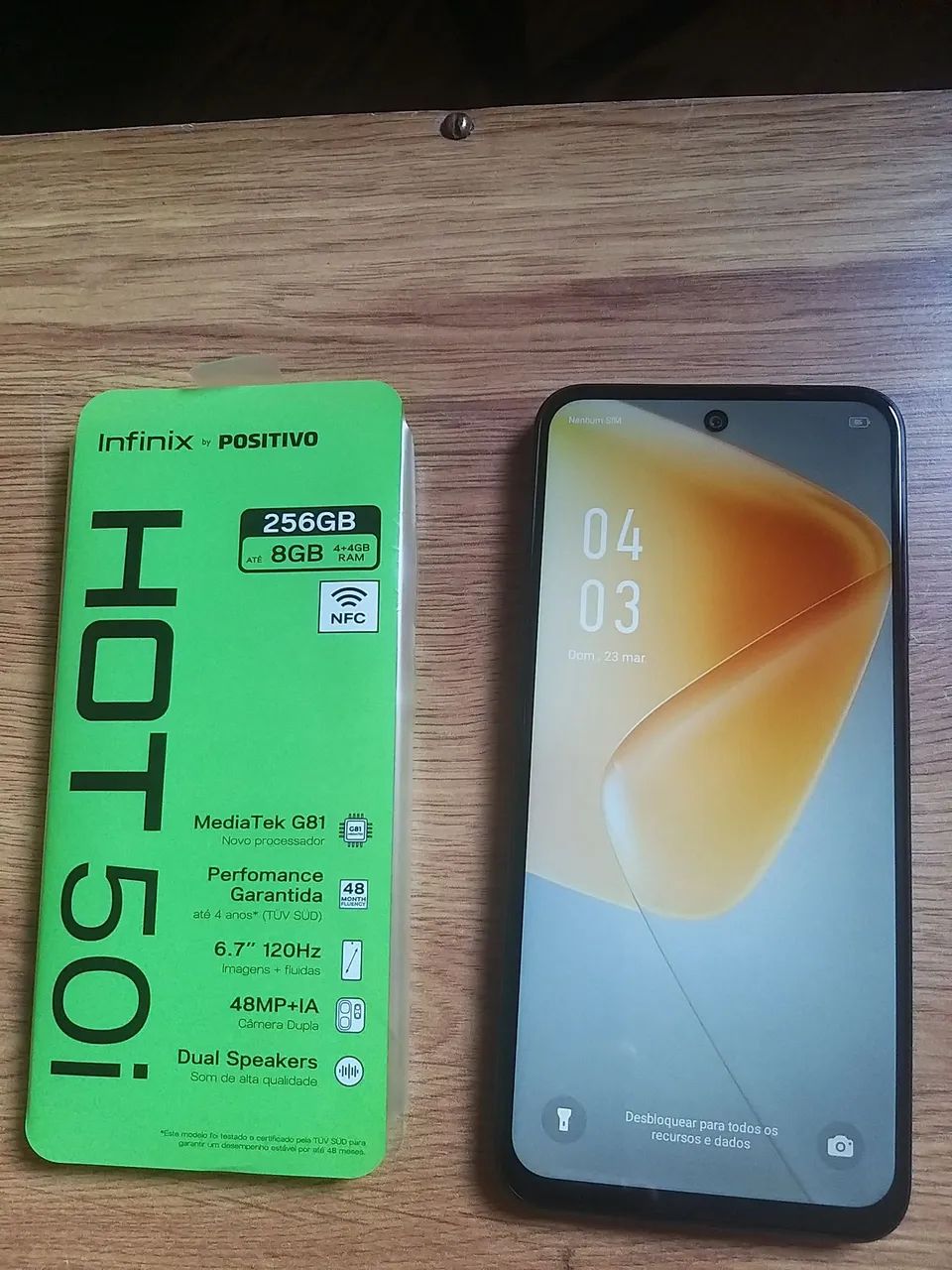 Infinix 50 Hot i 8ram 256g - Foto 2