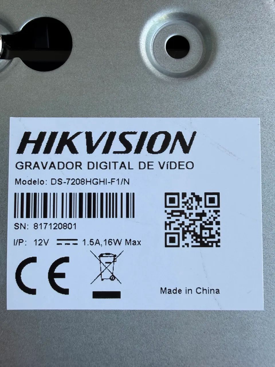 Gravador digital de vídeo