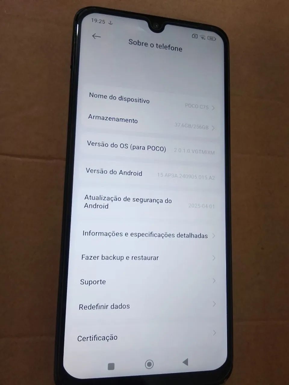 Celular POCO C75 256G