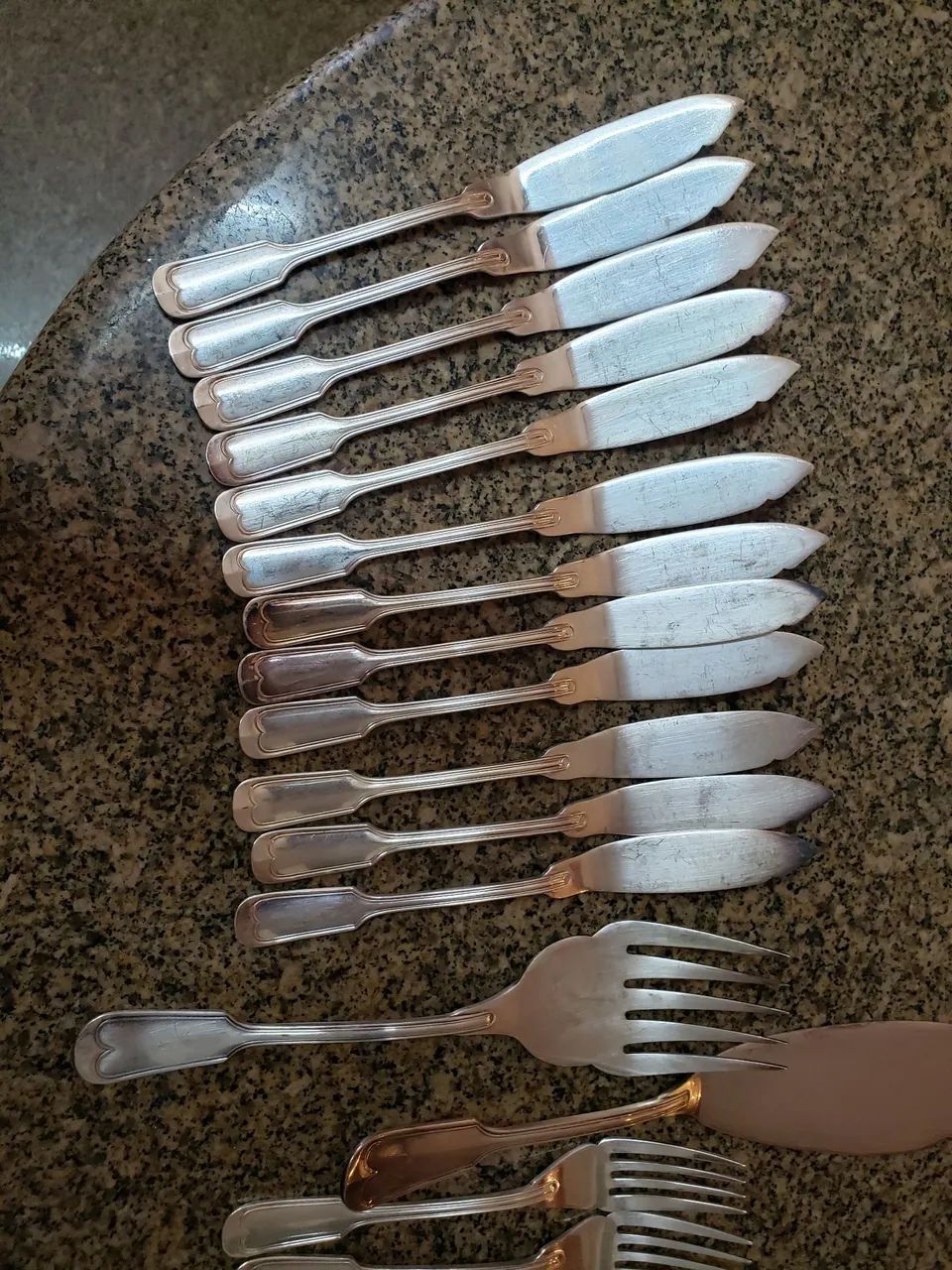 Antigos talheres Fracalanzza para peixe - Foto 5