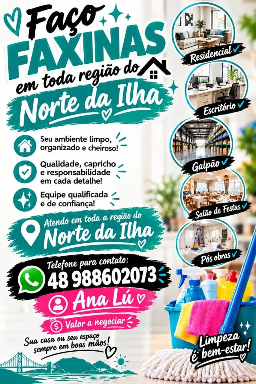 Faxinas preço justo 