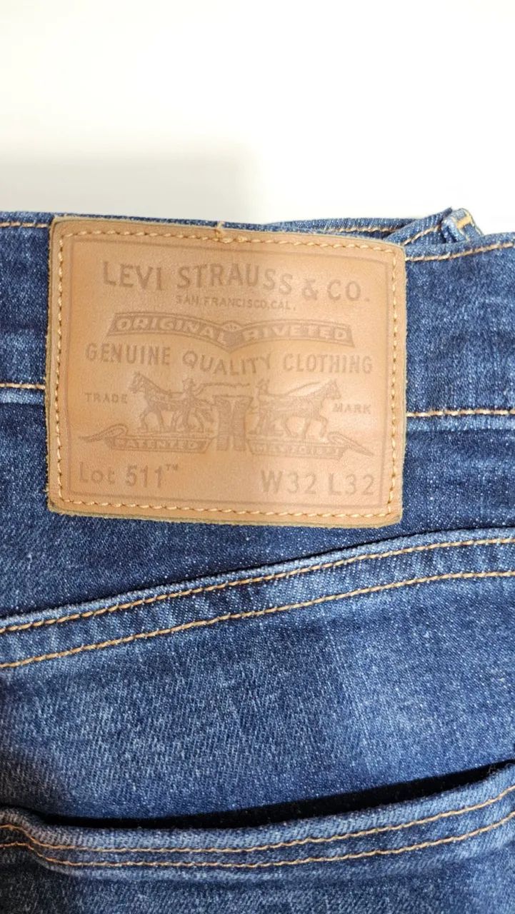Calça Levi's 511 Slim Original - Tam. 32/32  - Foto 5