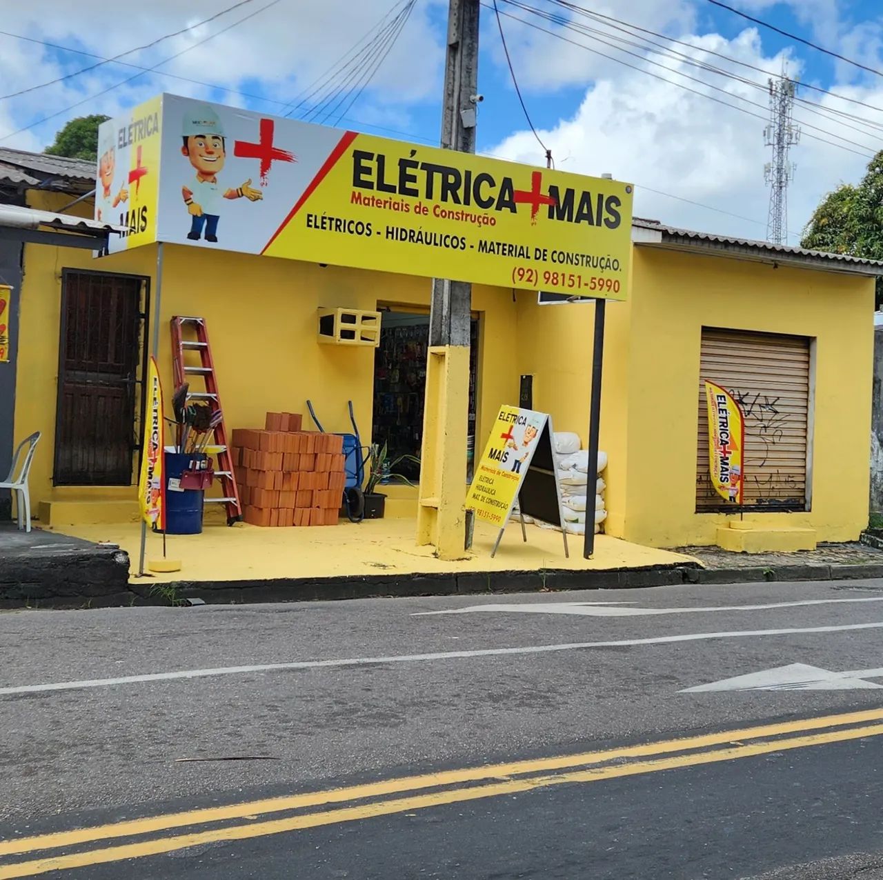 REPASSE loja materiais construção,  eletrica, hidráulica 