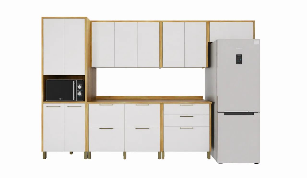 Cozinha Completa Firenze 3,53 m em MDF
