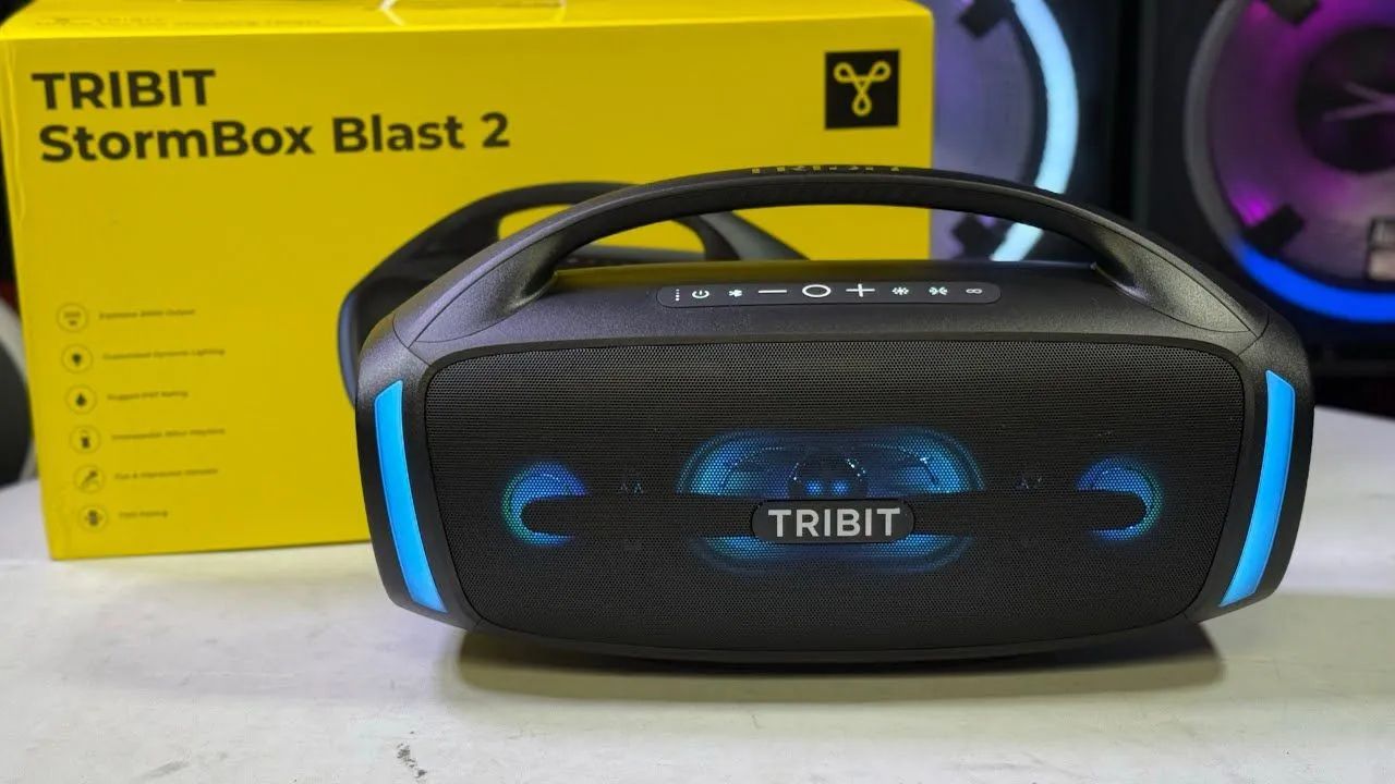 Caixa de som Boombox Tribit Storm Blast 2