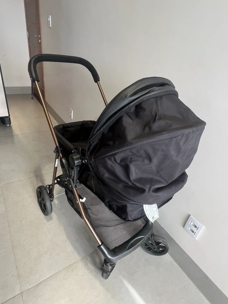 Kit berço e carrinho de bebê novíssimo ! - Foto 4