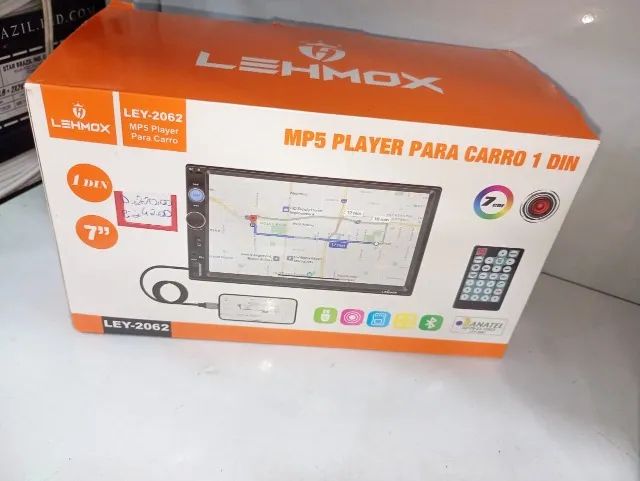 MULTIMÍDIA PARA CARRO 1 DIN 7 POLEGADAS