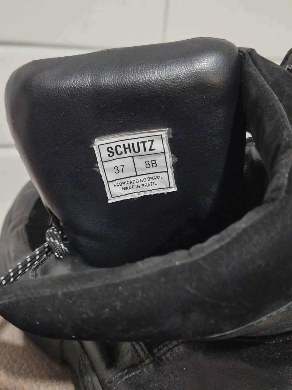 Bota preta Schutz tam 37 - Foto 3