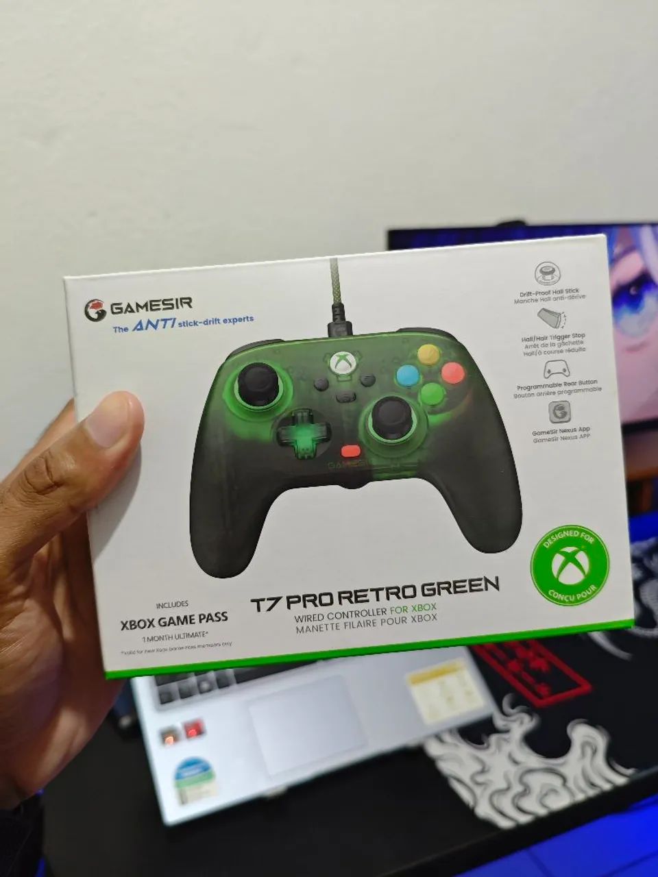Gamesir T7 Pro Retrô Green  - Foto 5