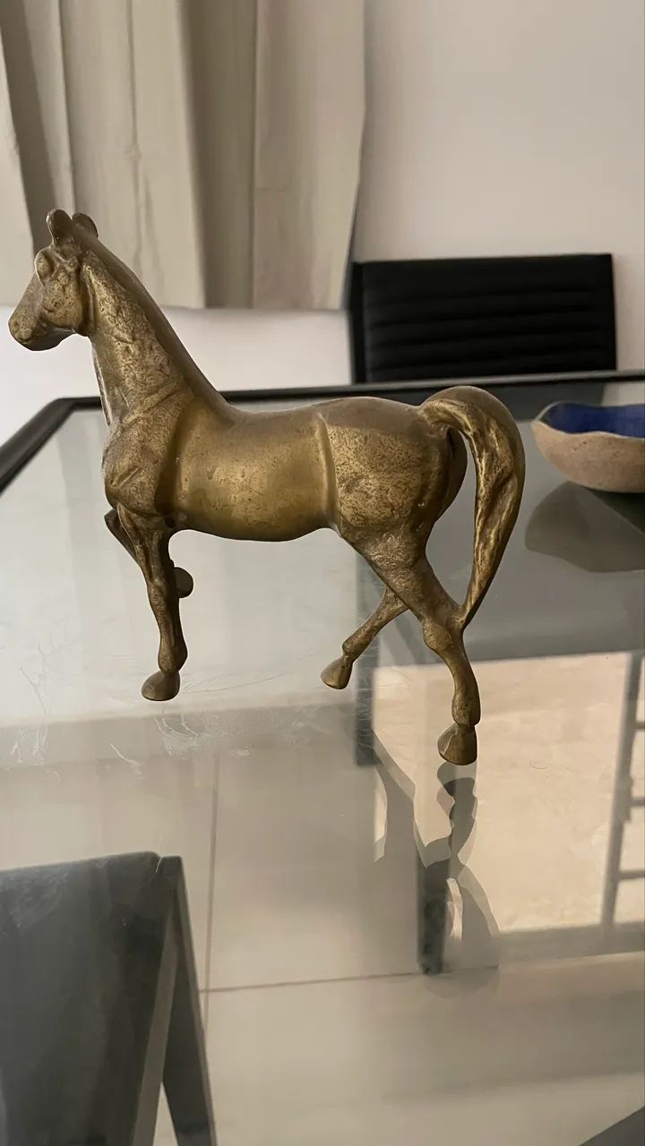 Cavalo de Bronze Artesanal  - Foto 3
