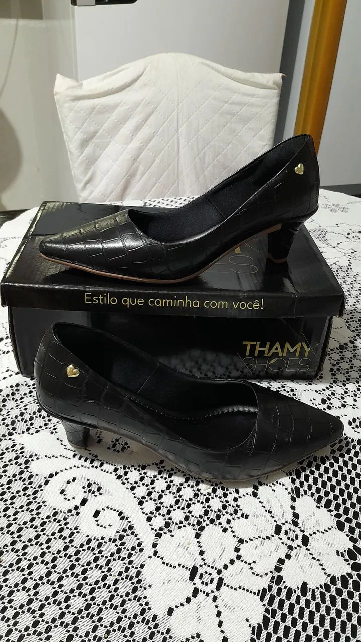 Sapato scarpin croco - Foto 2