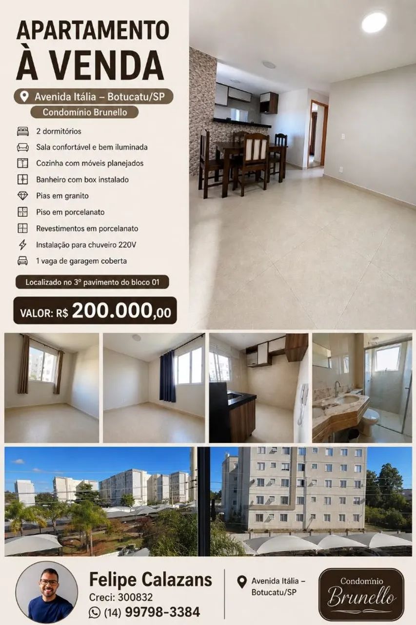 Apartamento a venda .