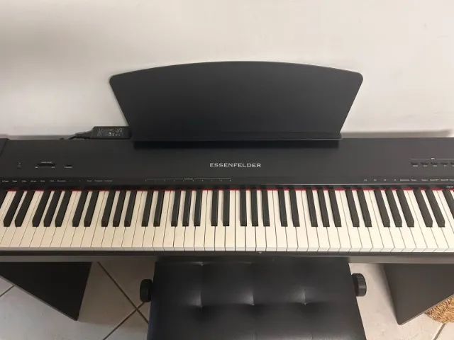 PIANO DIGITAL ESSENFELDER E100+BANQUETA REGULAVEL - Foto 2