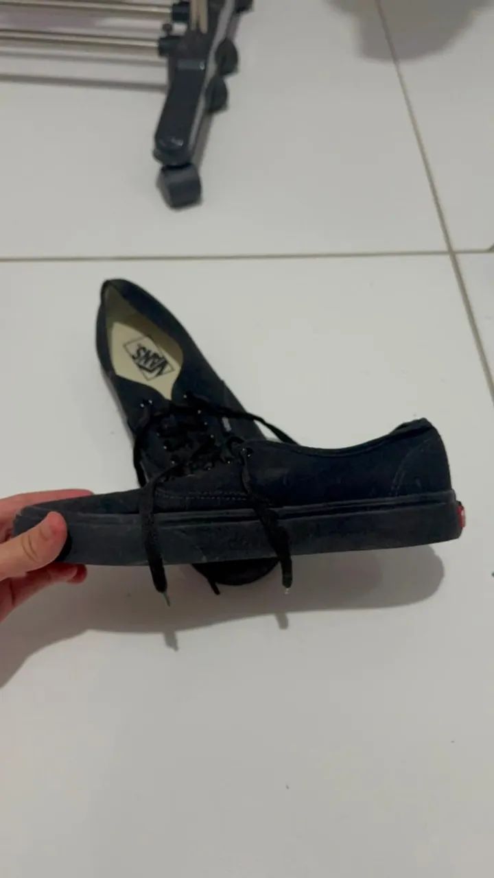 Tênis Authentic Black Black - Foto 2