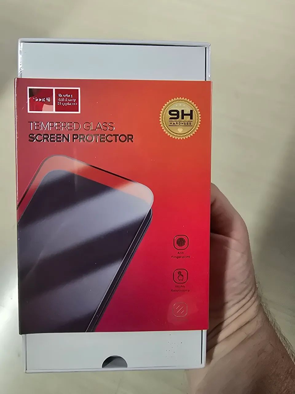 Pelicula de vidro temperado para iphone 15 e 16 plus caixa com 2 unidades