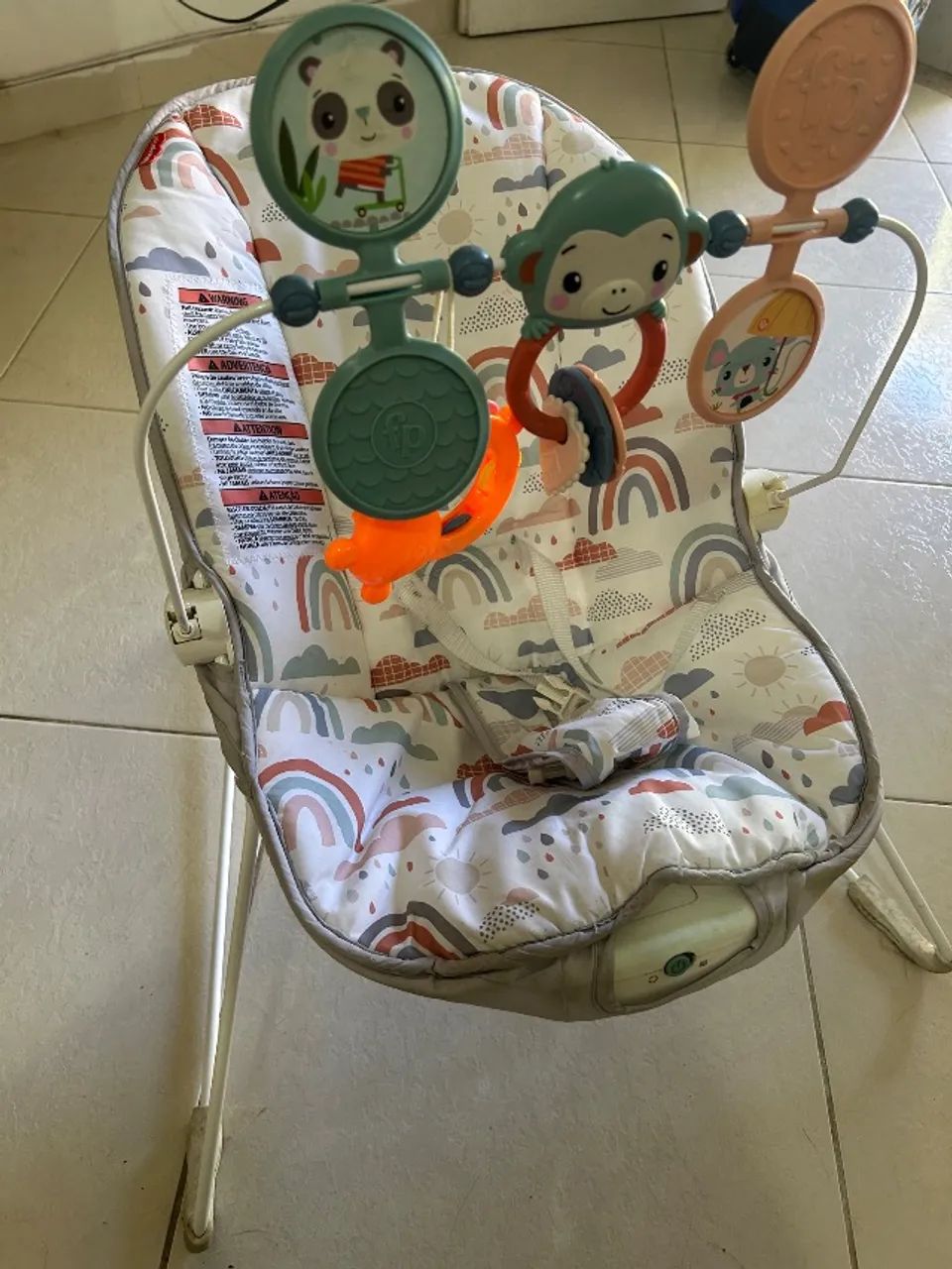 Cadeirinha de descanso vibratória 