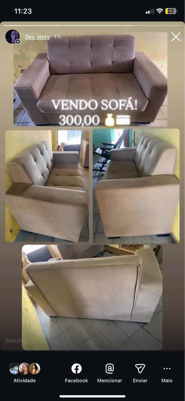 Sofá usado em perfeito estado