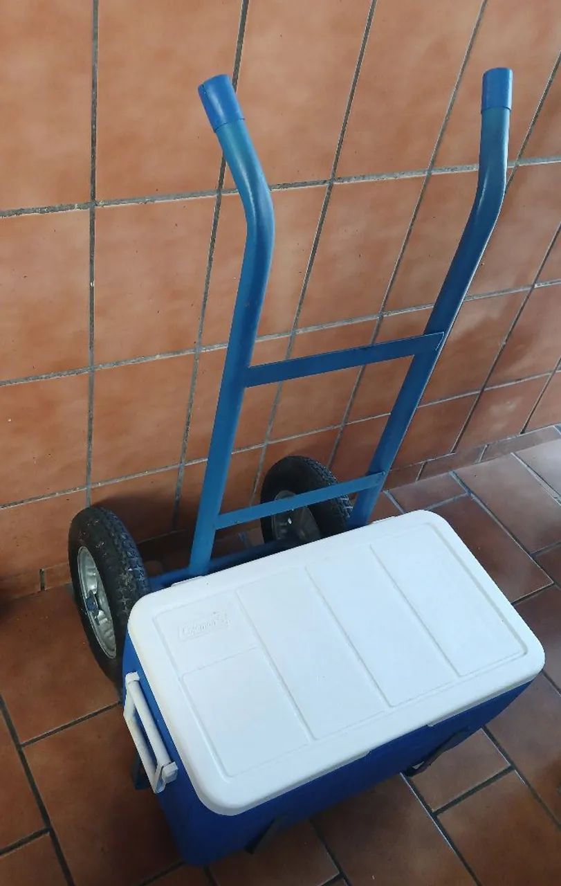 Caixa térmica com carrinho - Foto 2