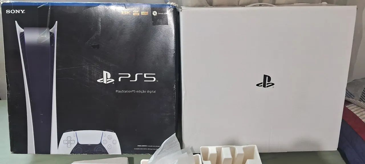 Caixa ps5 digital completo somente a caixa