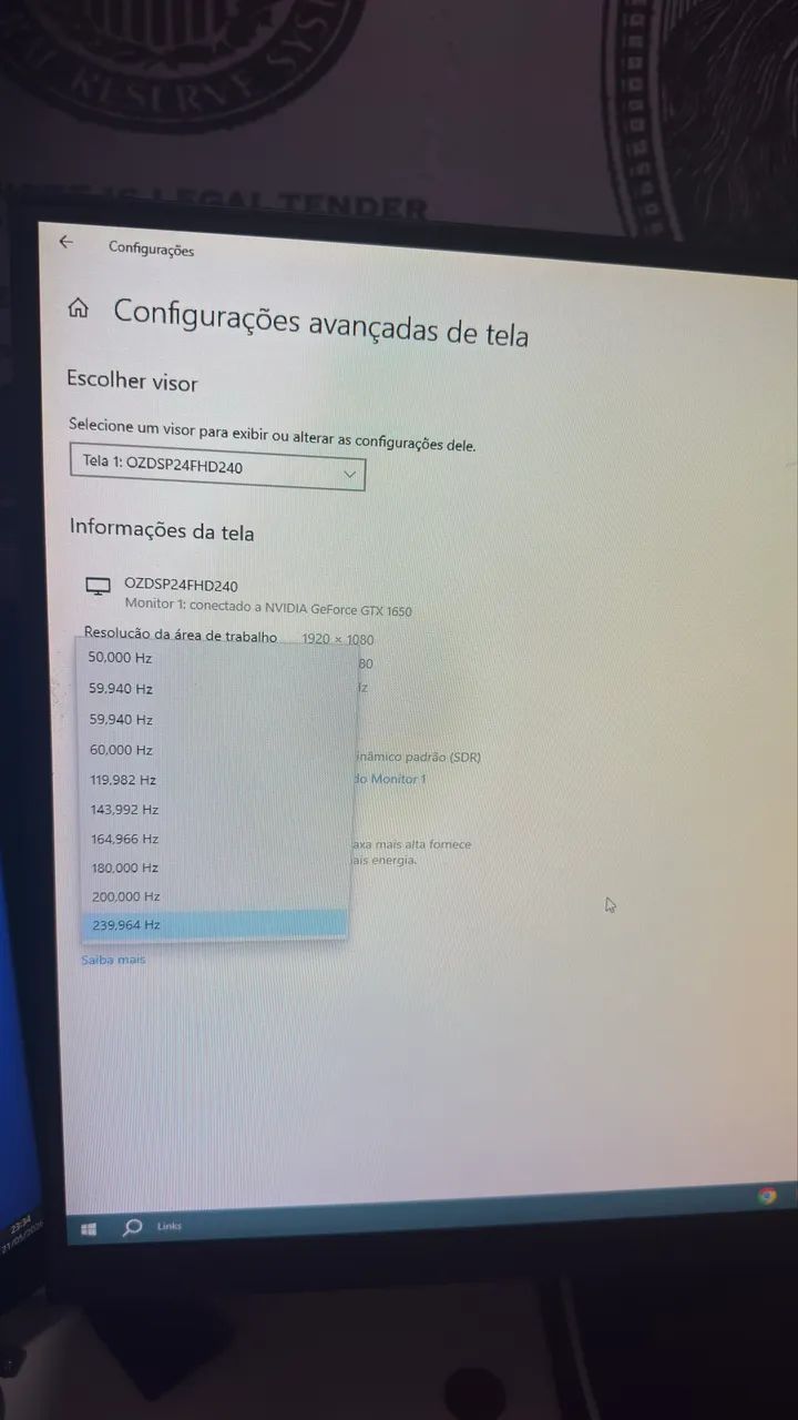 Monitor ozone 240hz 24pol - Foto 5