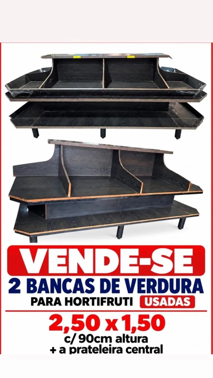 Verdureiros kit c/ 4 peças. 