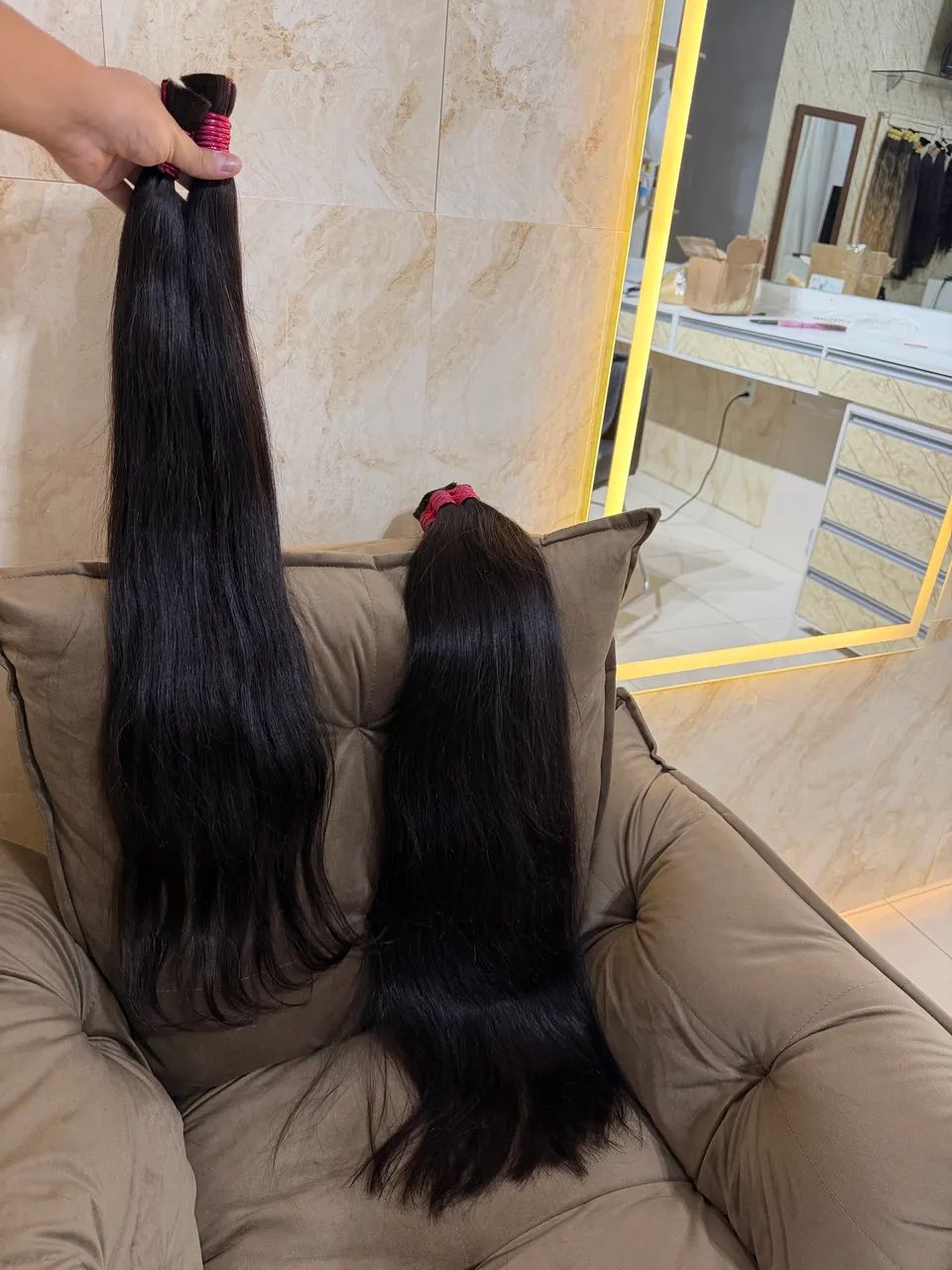 Cabelo indiano liga rosa  - Foto 2