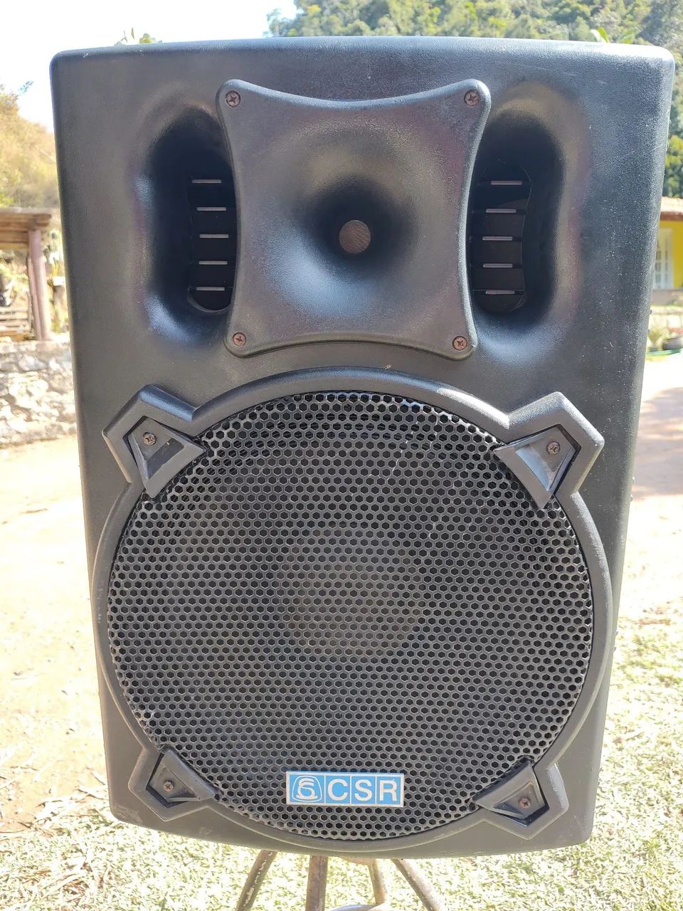 Caixa ativa csr 300w. USB, bluetooth.