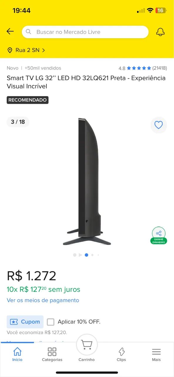 Tv - televisão Lg 32 polegadas - Foto 5