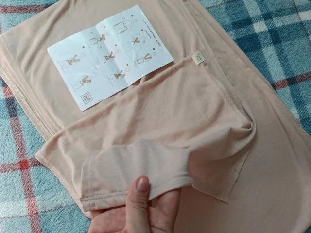 sling bege para bebê - Foto 4