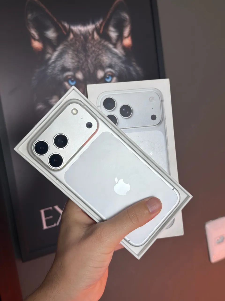 iPhone 17 Pro  Max branco com caixa  - Foto 3