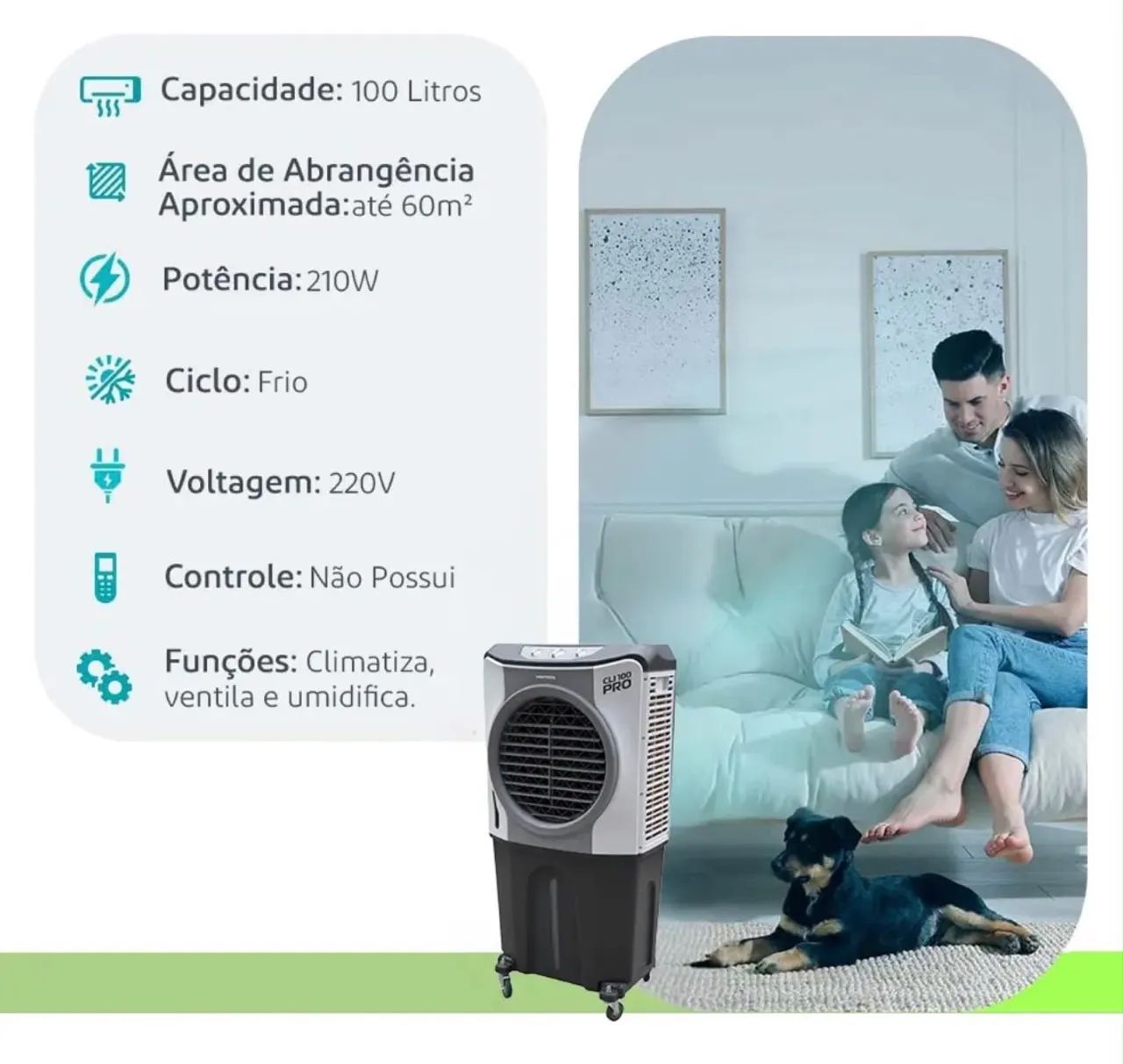 Climatizador de ar pro 100 - Foto 3