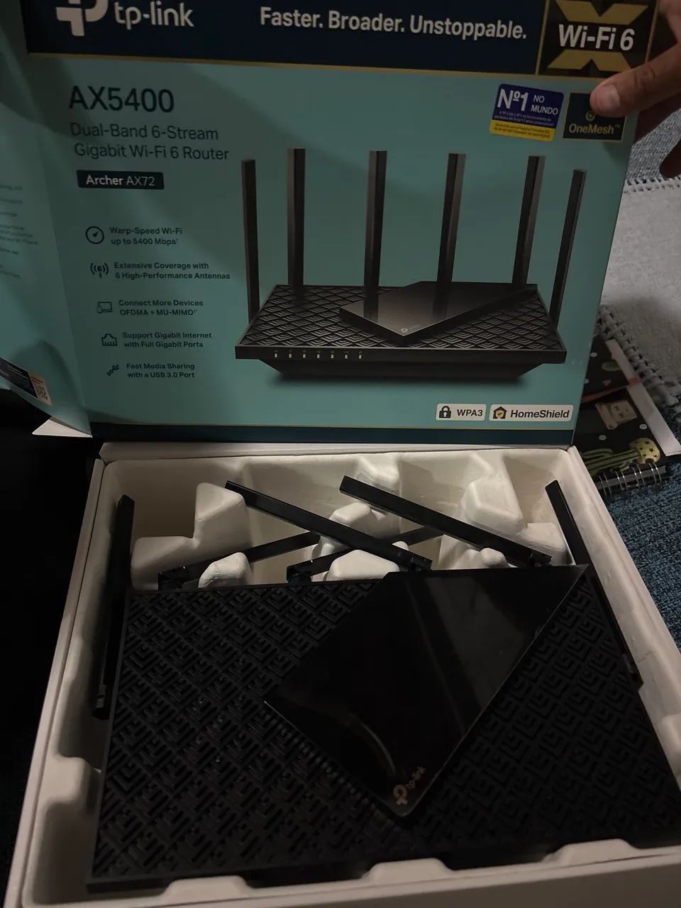 Roteador TPlink Ax 5400