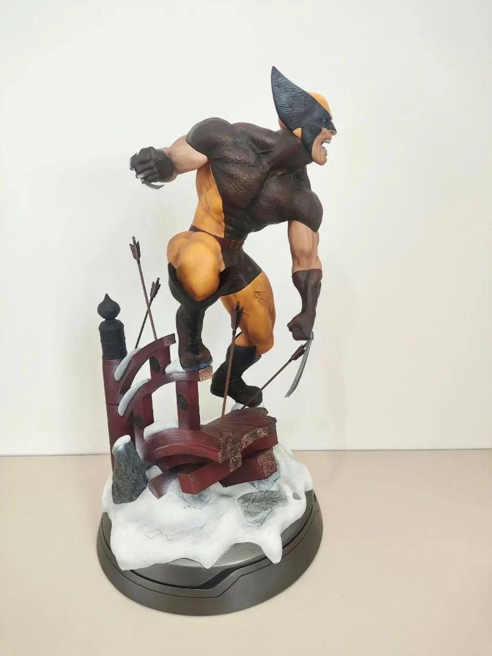 Wolverine Brown Costume 1/4 Sideshow Premium - Foto 5