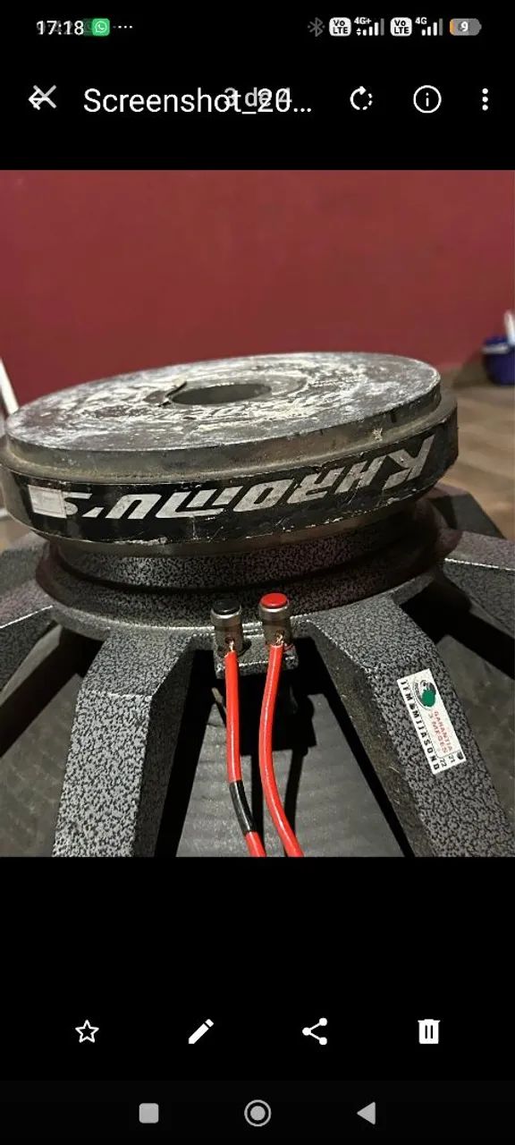 Woofer Alpha 18 polegadas 1000 RMS 8ohns  - Foto 3
