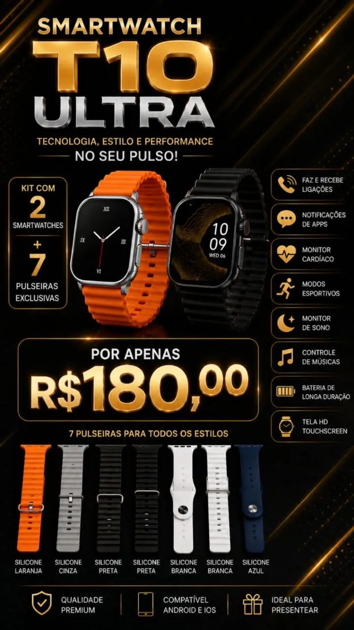 Smartwatch Vários  Modelos  - Foto 2