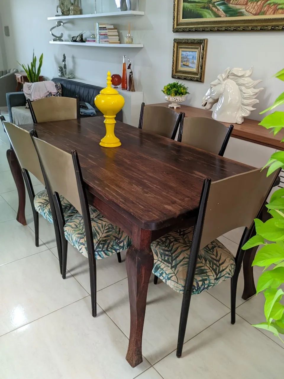 CONJUNTO DE 6 CADEIRAS RETRÔ - Foto 2