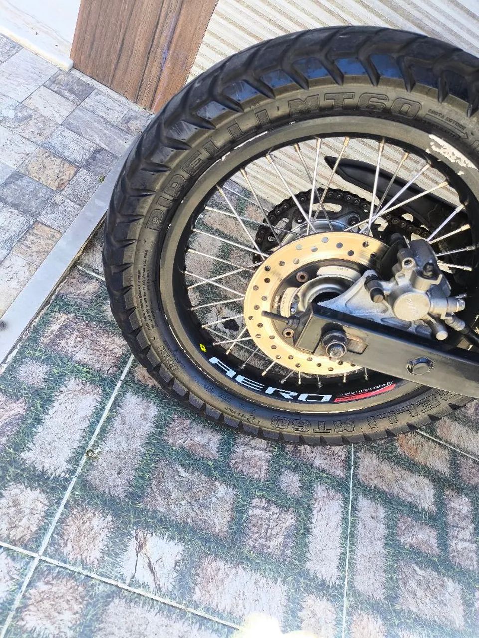 Jogo de roda da Bros 160 - Foto 5