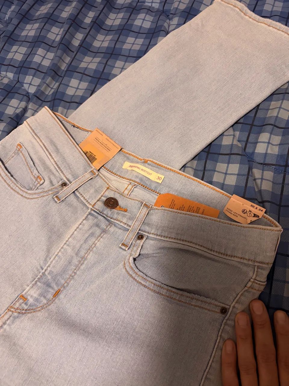 Calça Jeans Levis 315 shaping bootcut 42/44 - Foto 4