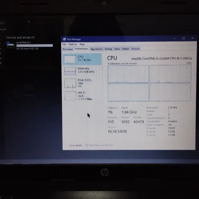 NOTEBOOK HP i3 2a OLHE AS FOTOS! - Foto 2