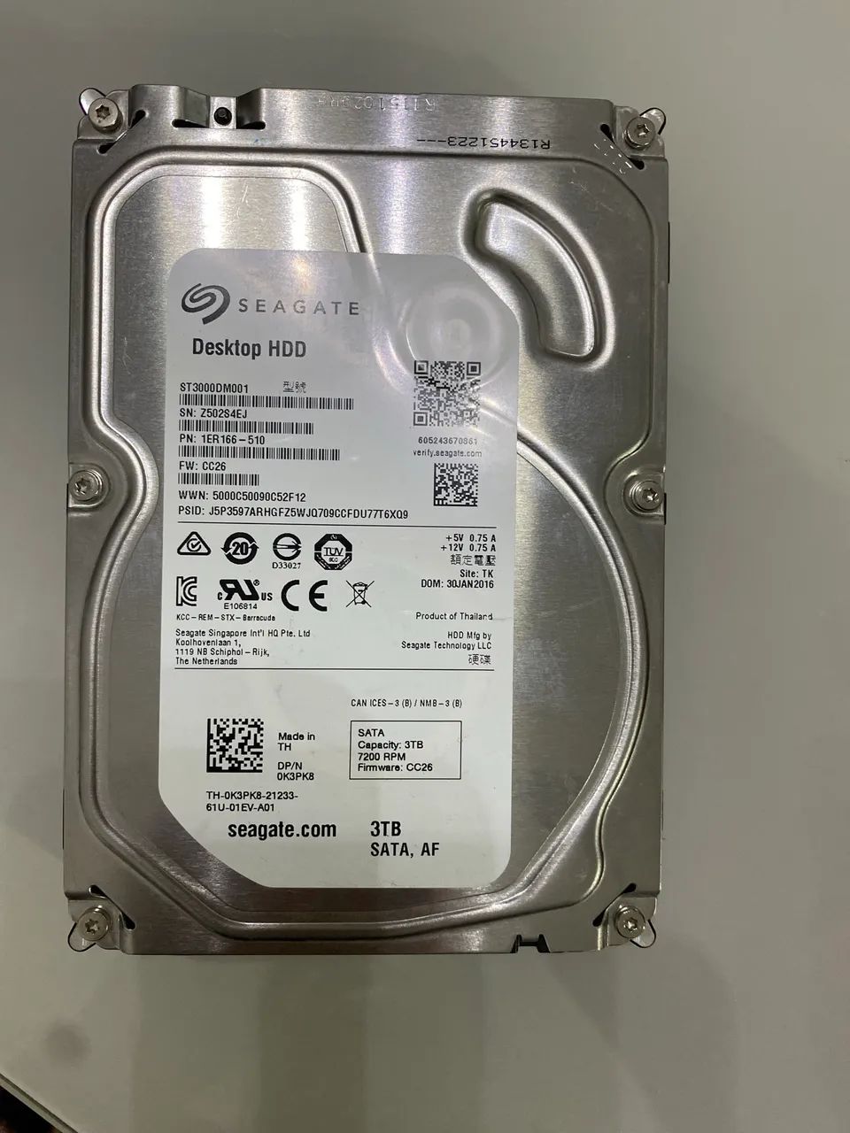 HD SEAGATE 3TB 