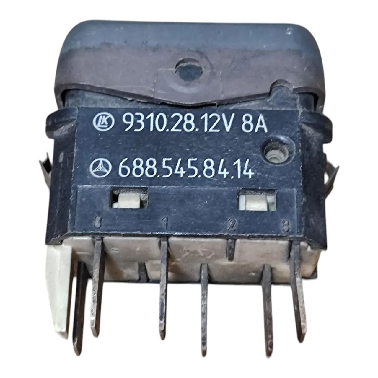 BOTÃO INTERRUPTOR AR VENTILADOR ORIGINAL MB 1113 MARROM  - Foto 4