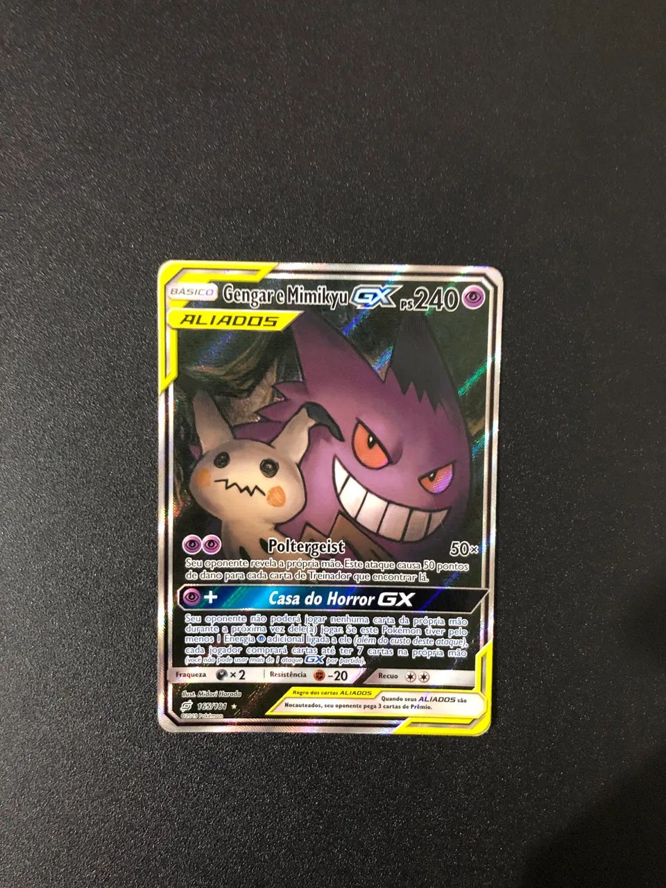 Gengar e Mimikyu GX , RARIDADE!!!