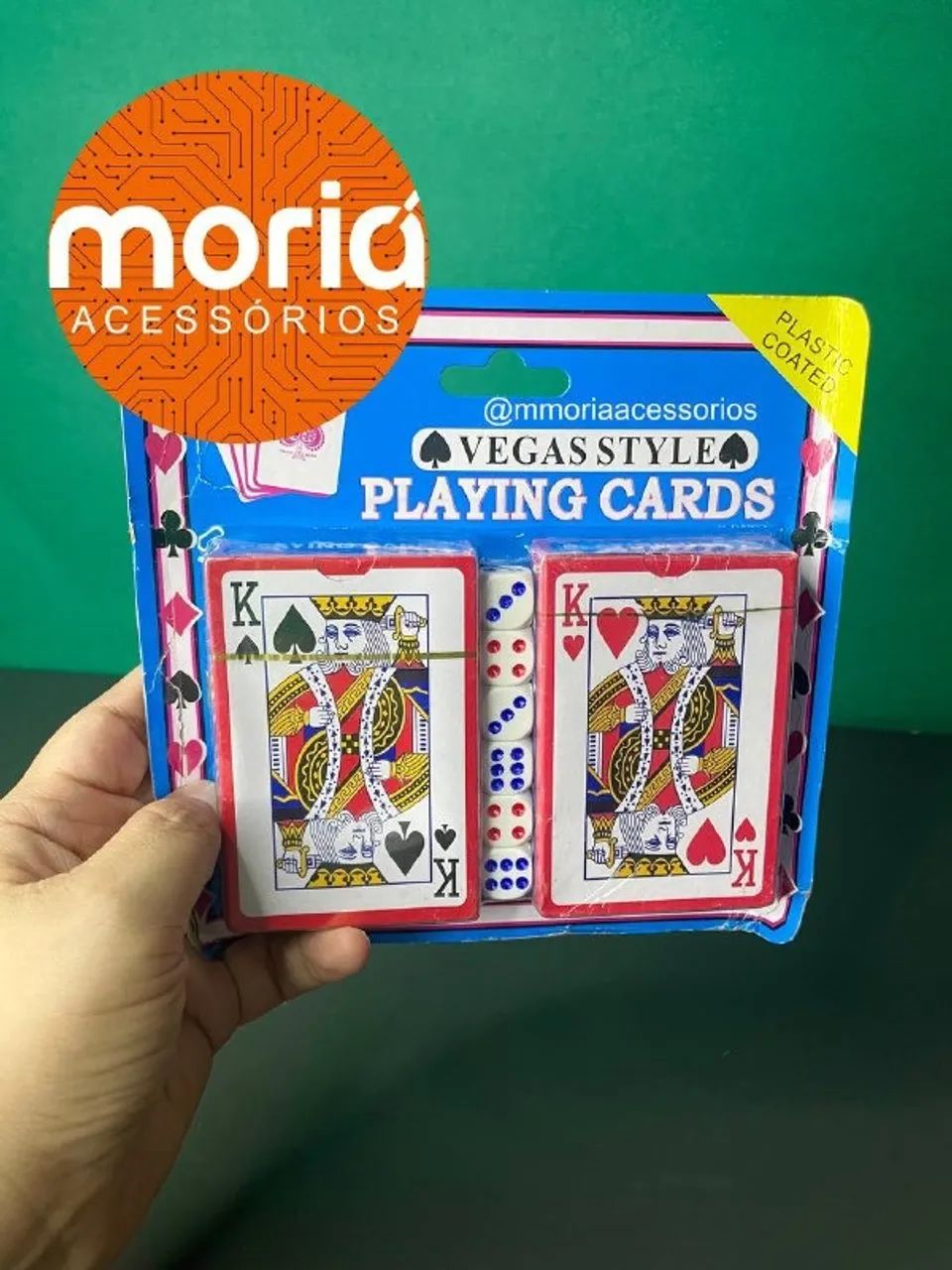 Jogo de Baralho Duplo com 108 Cartas de Papel com Dados - Foto 3