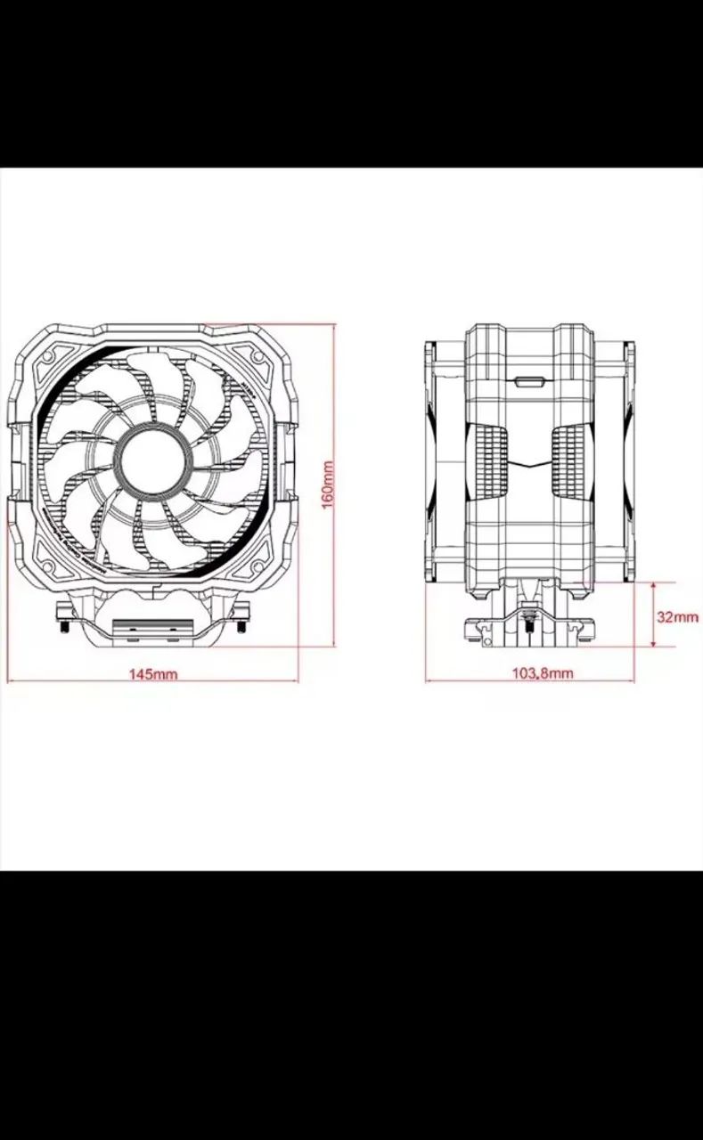 Air Cooler Alseye M120D Plus  - Foto 2