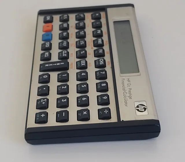 Calculadora HP12c Prestige - ORIGINAL - Com pouco uso - praticamente NOVA - Imperdiível! - Foto 3