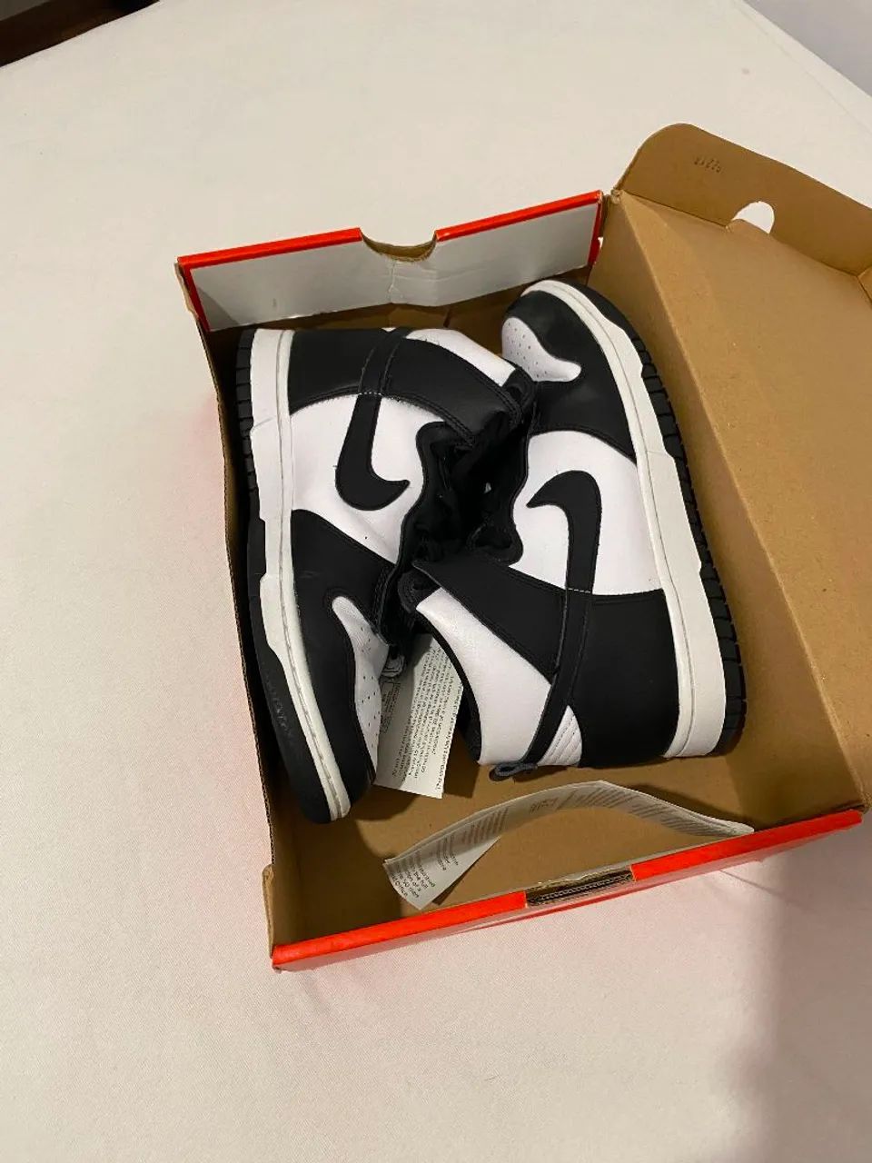 Nike dunk high black white