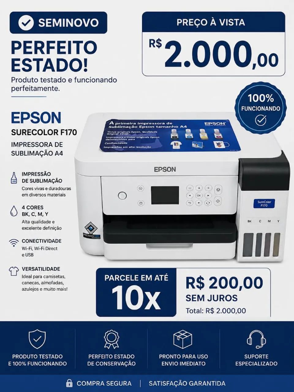 Impressora Epson surecolor F170 